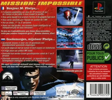 Mission - Impossible (EU) box cover back